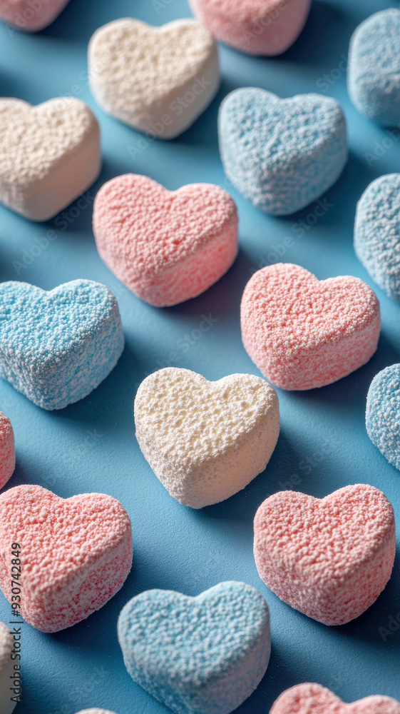 Obraz premium Pastel Confectionery Marshmallows