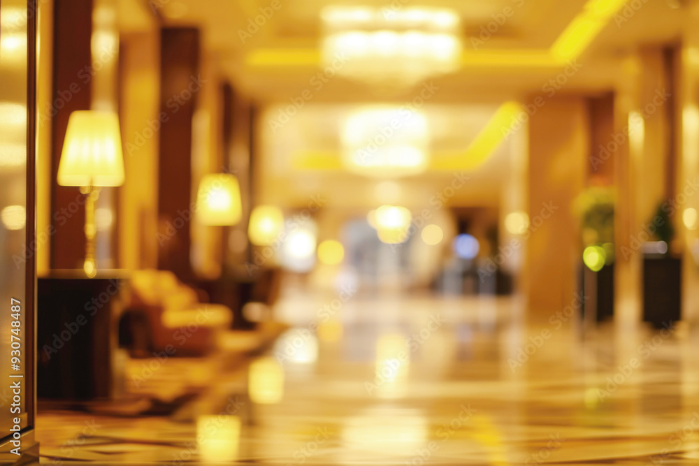 A luxurious hotel lobby with polished marble floors, elegant lighting fixtures, plush seating, and warm ambient lighting creating a cozy atmosphere. A luxurious hotel lobby with polished marble floors, elegant lighting fixtures, plush seating, and warm ambient lighting creating a cozy atmosphere.