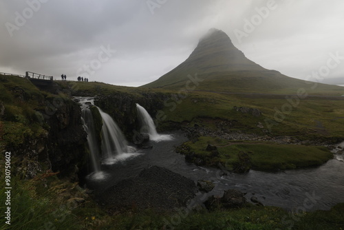 Kirkjufell Mountain and Kirkjufellfoss, Iceland