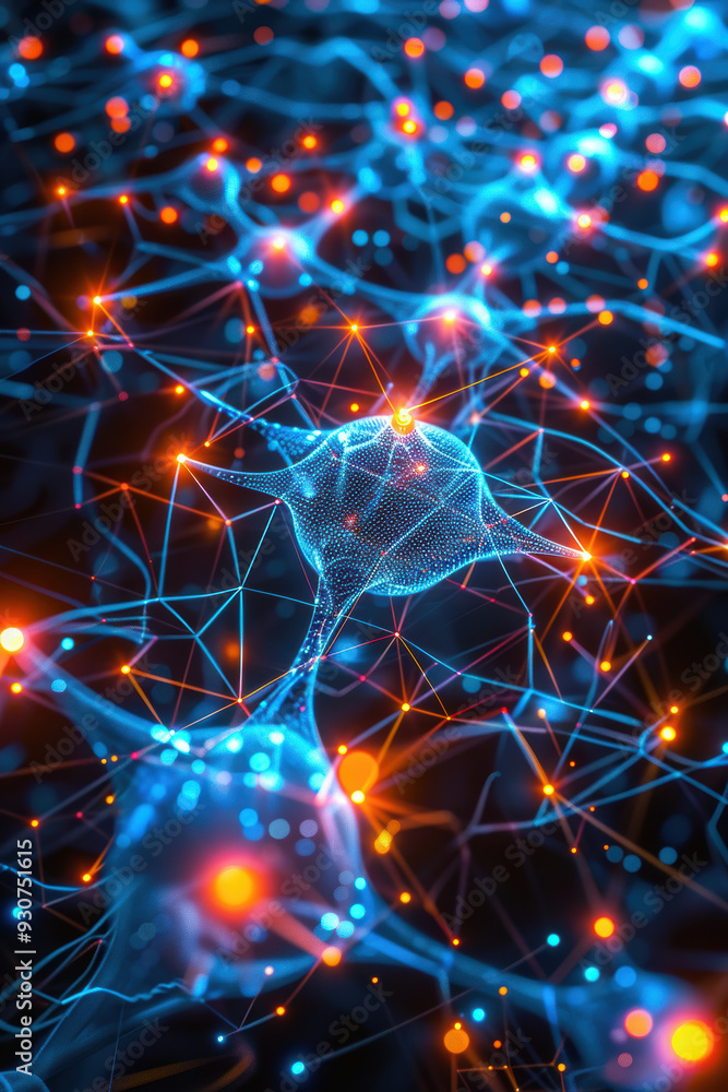 Abstract Neural Network Connections Abstract Neural Network Connections