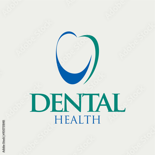 Dental health smile medical heath logo design vector template editable 