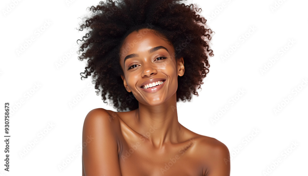 Portrait of a Nauruan Woman Isolated on Transparent or White Background for Beauty Product Promotion Closeup Shot in Pose Portrait of a Nauruan Woman Isolated on Transparent or White Background for Beauty Product Promotion Closeup Shot in Pose