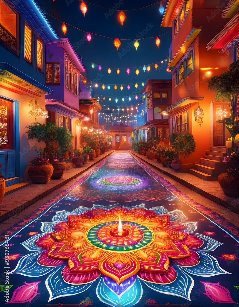 Obraz premium Diwali 2024