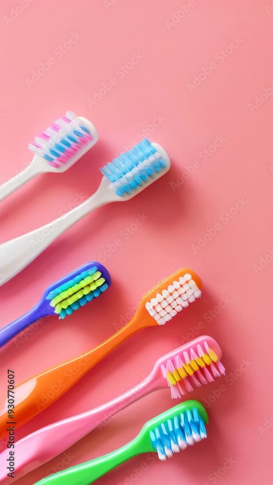 Toothbrushes minimal background Toothbrushes minimal background