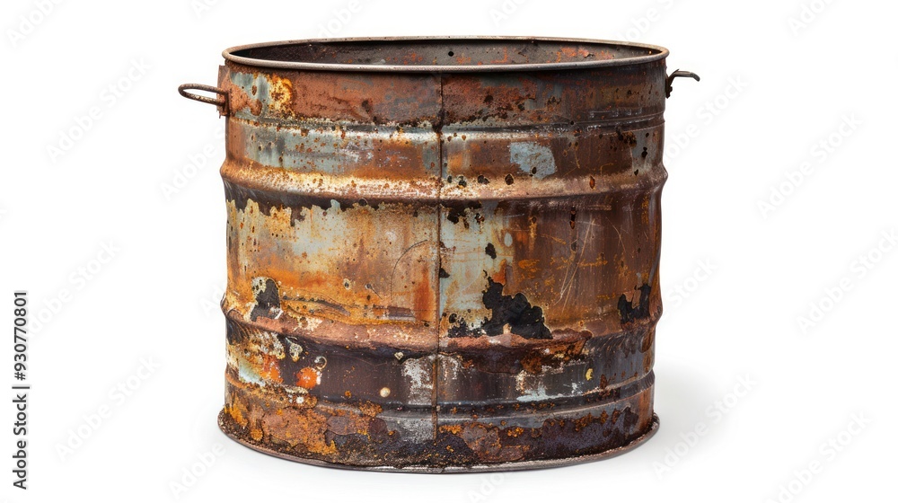 Rusty Metal Barrel Rusty Metal Barrel