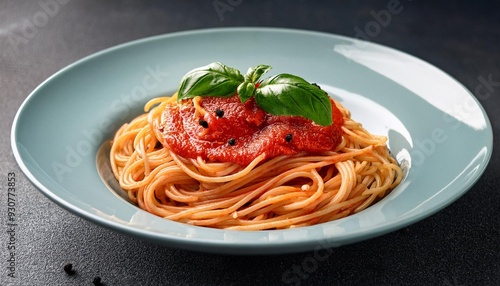 spaghetti with tomato sauce