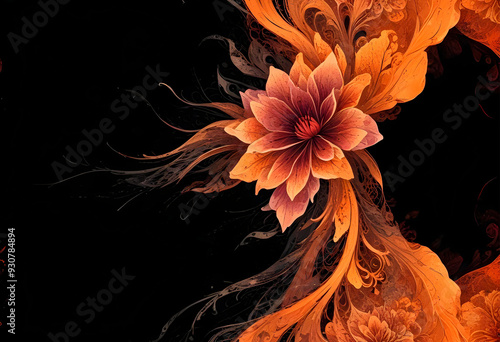 abstract floral background