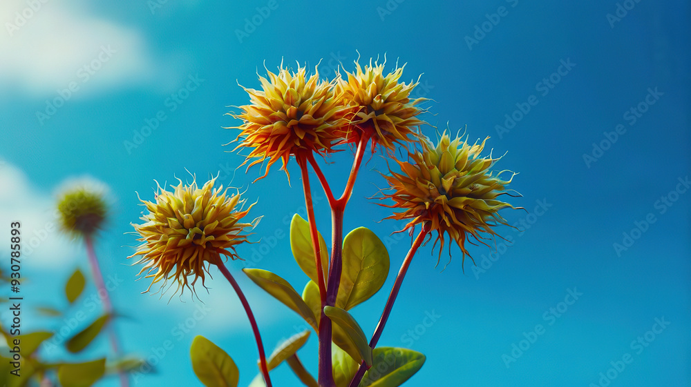 Obraz premium Flower against sky