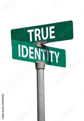 true identity sign