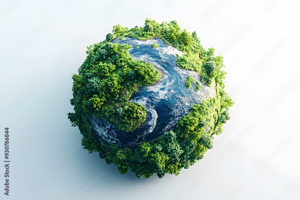 Green Earth Globe. Green Earth Globe.