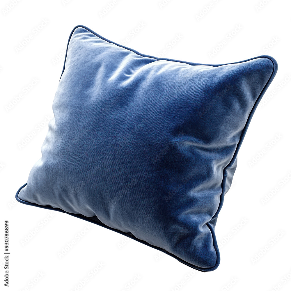 blue velvet pillow. blue velvet pillow.