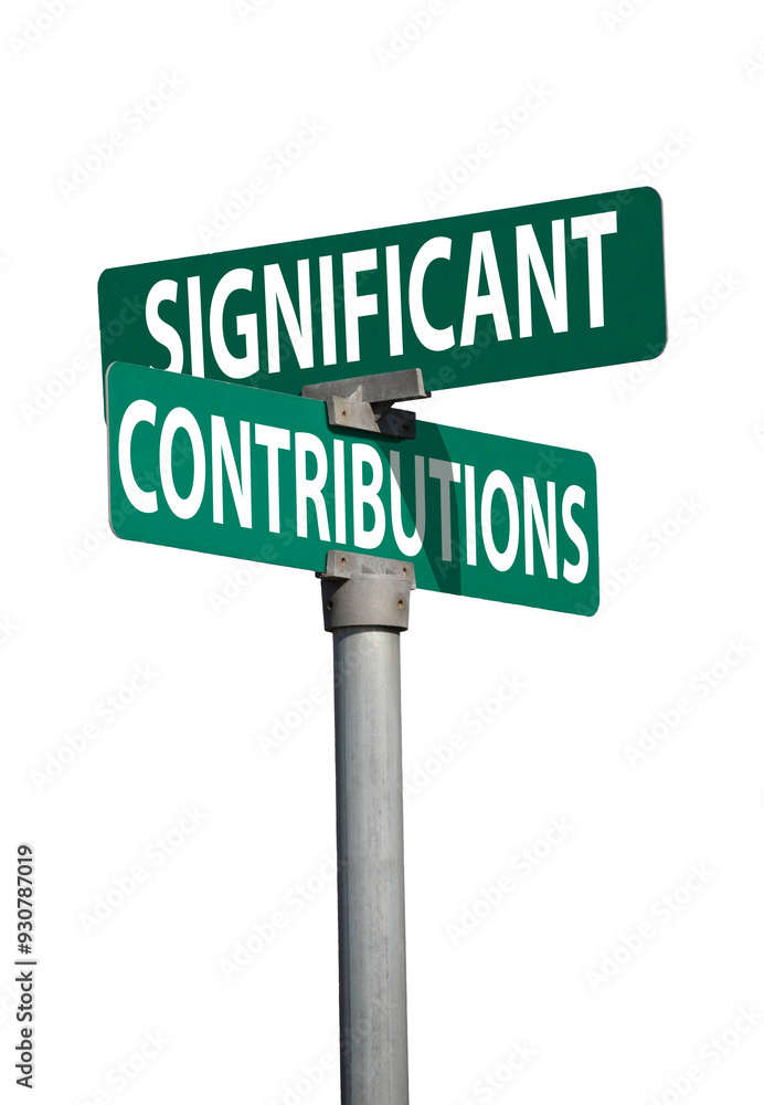 significant contributions sign significant contributions sign