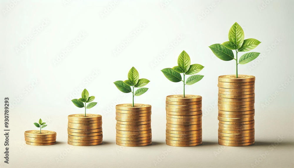 Financial Growth with Sprouting Plants Financial Growth with Sprouting Plants