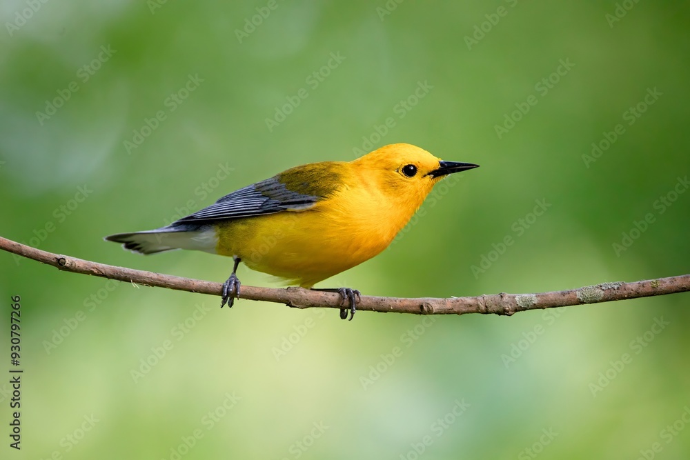 Fototapeta premium Prothonotary Warbler New world warbler bird