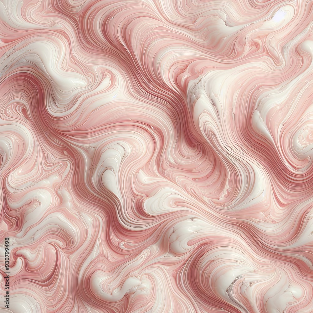 Obraz premium Seamless Abstract Background With multicolored waves and lines marble texture. 3d render illustration. pink marble patterned texture background. Seamless Pattern abstract natural marble