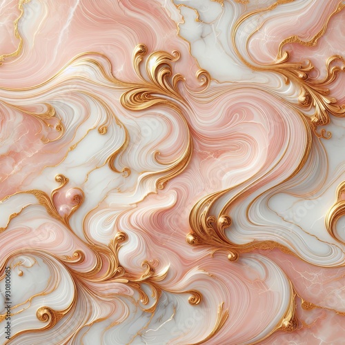 Seamless Abstract Background With multicolored waves and lines marble texture. 3d render illustration. pink marble patterned texture background.
Seamless Pattern abstract natural marble