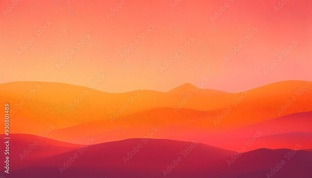 Sunset Glow background - background that transitions from deep orange at the bottom to soft. Graphic art illustration scene Sunset Glow background - background that transitions from deep orange at the bottom to soft. Graphic art illustration scene