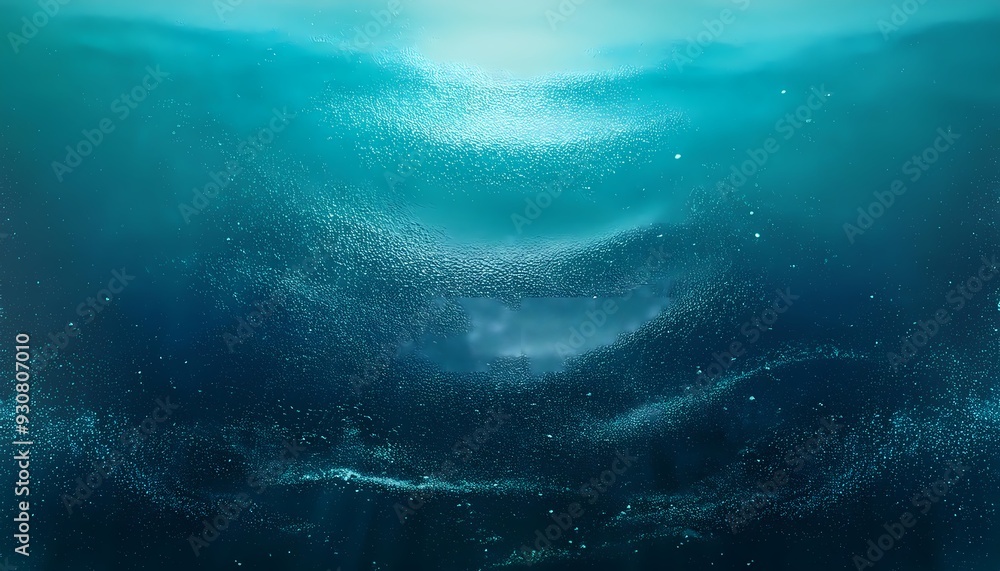 Ocean Depths - gradient background that moves from deep navy at the bottom to vibrant. Summer Graphic art illustration poster Ocean Depths - gradient background that moves from deep navy at the bottom to vibrant. Summer Graphic art illustration poster