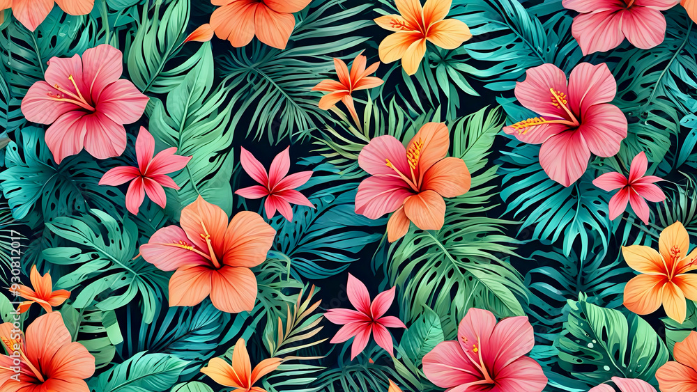 seamless floral pattern seamless floral pattern