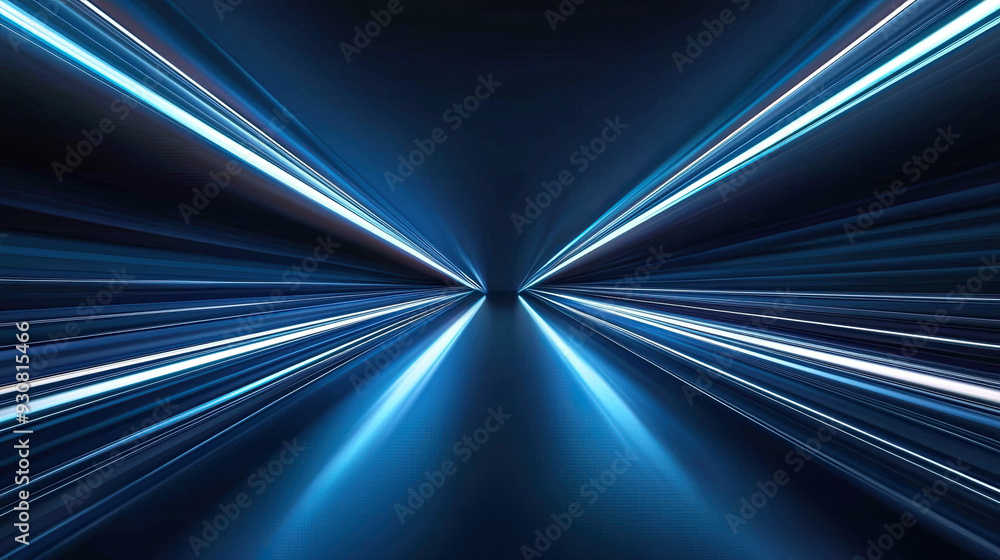 Tech Blue Tunnel on Black Background, Futuristic Laser Space, Blazing Neon Rays, Flying Through the Universe Corridor, High-Tech Visuals, Sci-Fi Design, Dynamic Light Effects Tech Blue Tunnel on Black Background, Futuristic Laser Space, Blazing Neon Rays, Flying Through the Universe Corridor, High-Tech Visuals, Sci-Fi Design, Dynamic Light Effects