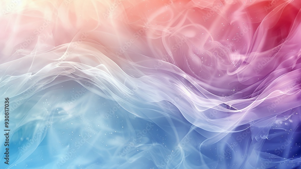 Fototapeta premium Abstract swirling colors creating a dreamy, ethereal background.