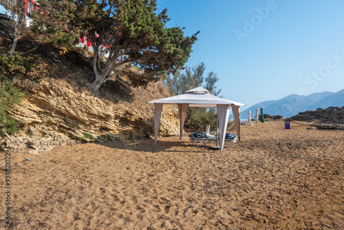 Amazing view of Lepeda Beach, Cephalonia, Greece photo