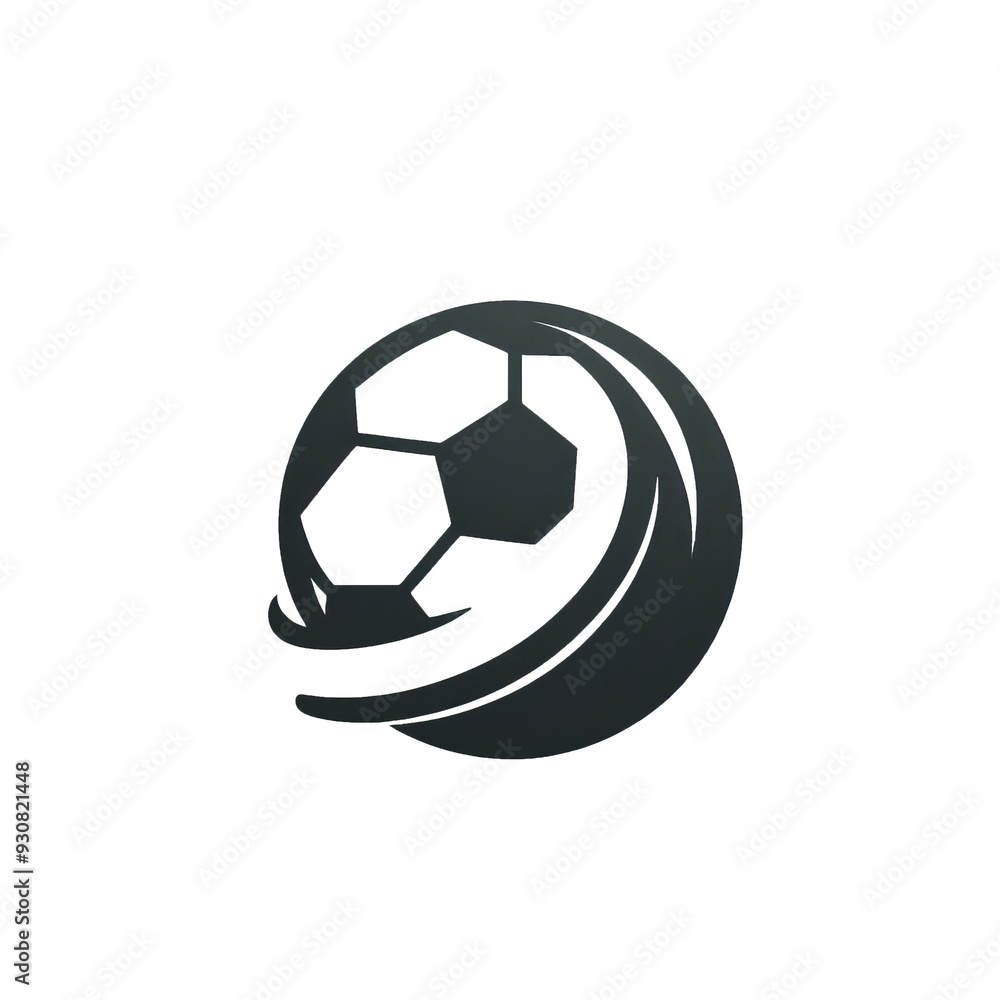 Fototapeta premium Football logo design 