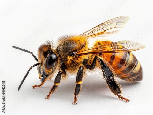 close up of bees