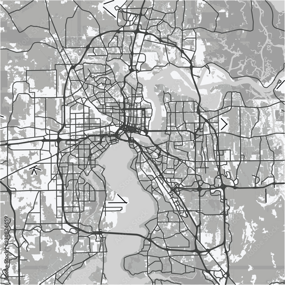 Map of Jacksonville in Florida - 1000 F 930824459 2sGDXkESw5p6ABkZq05Z3xJDfNeuLkvo 