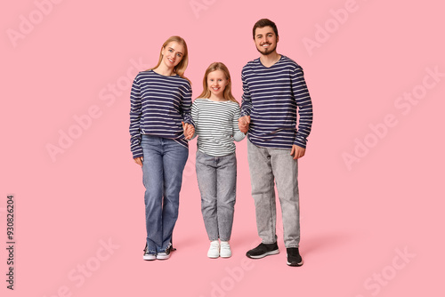 Happy family portrait with ...