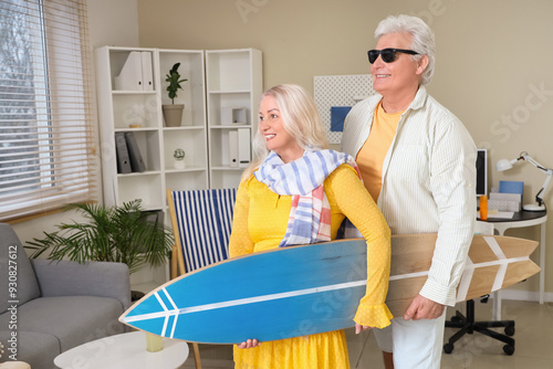 Mature business people with...