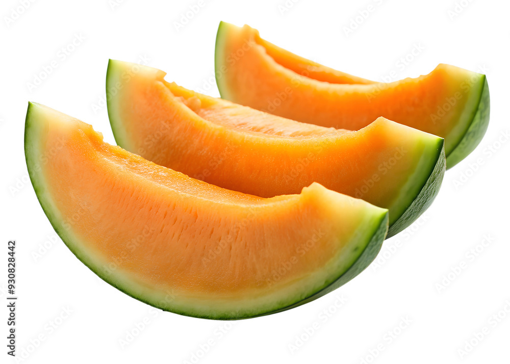 cantaloupe slices on transparent background png cantaloupe slices on transparent background png