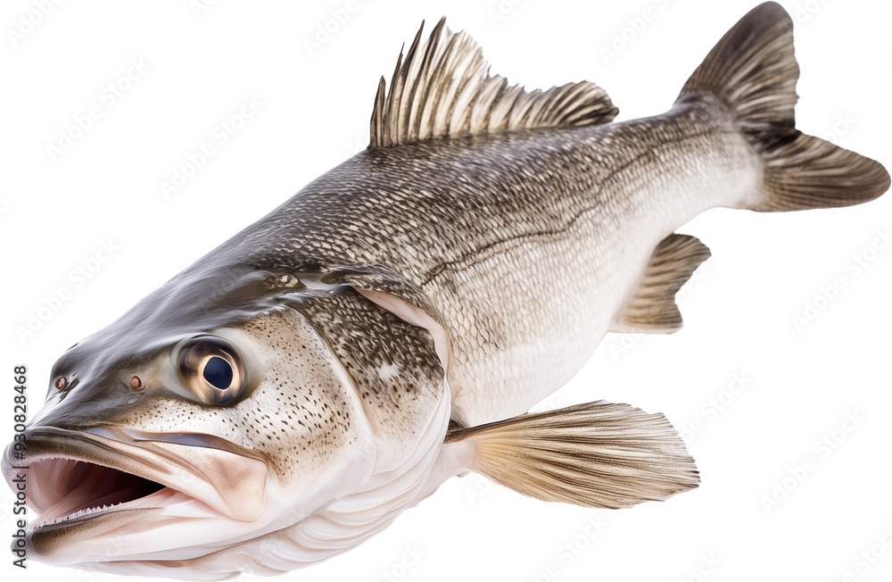 Fototapeta premium Detailed Close-Up of a Cod Fish