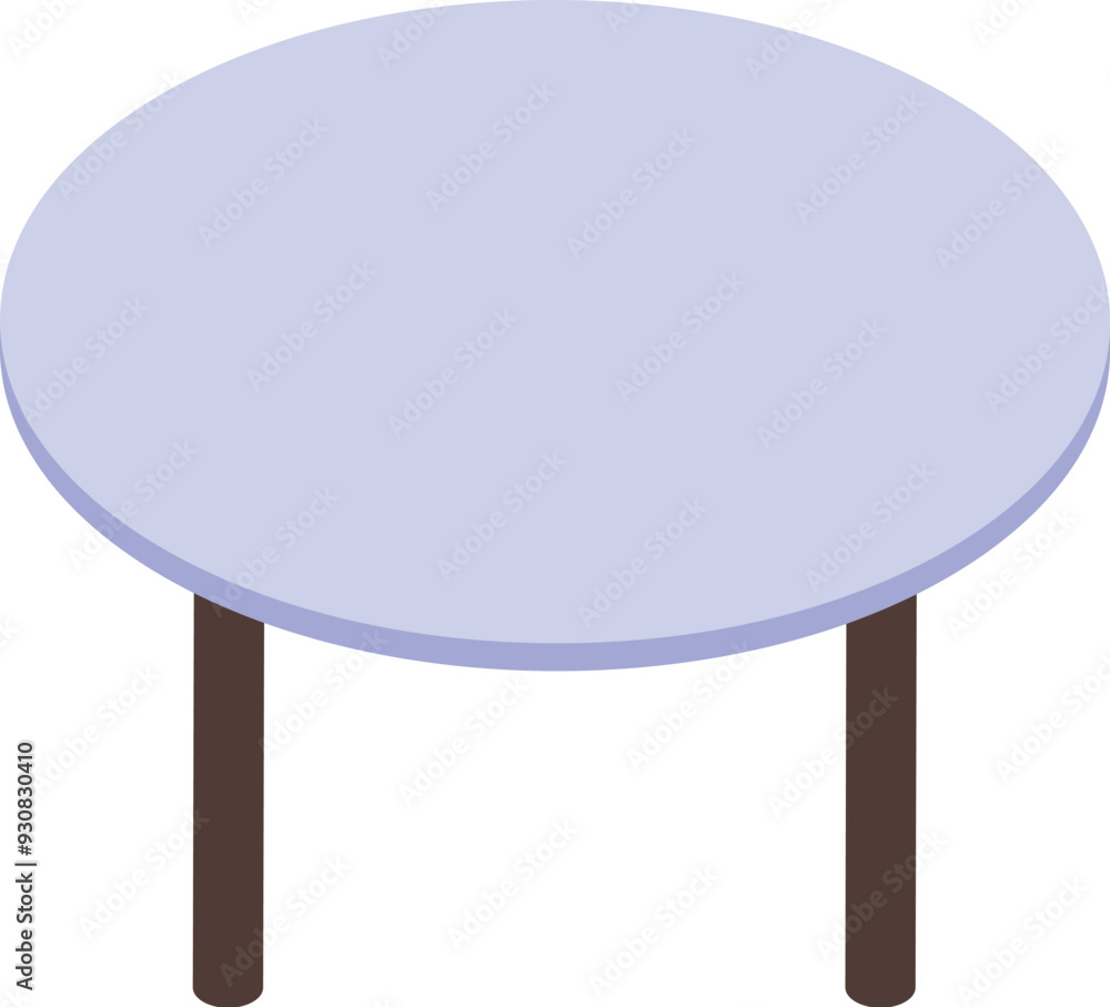 Simple and minimalist design of a round table with a blank top, perfect for showcasing products or concepts Simple and minimalist design of a round table with a blank top, perfect for showcasing products or concepts