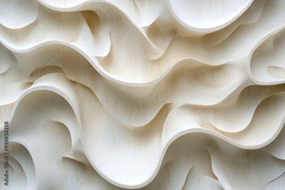Abstract background of white plywood texture created with generative AI Abstract background of white plywood texture created with generative AI