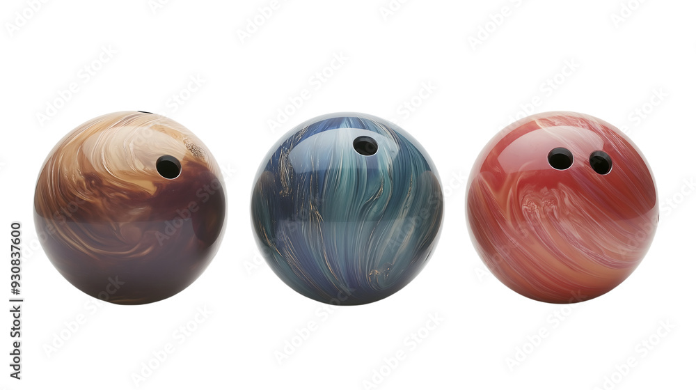 Bowling balls isolated on white transparent Bowling balls isolated on white transparent