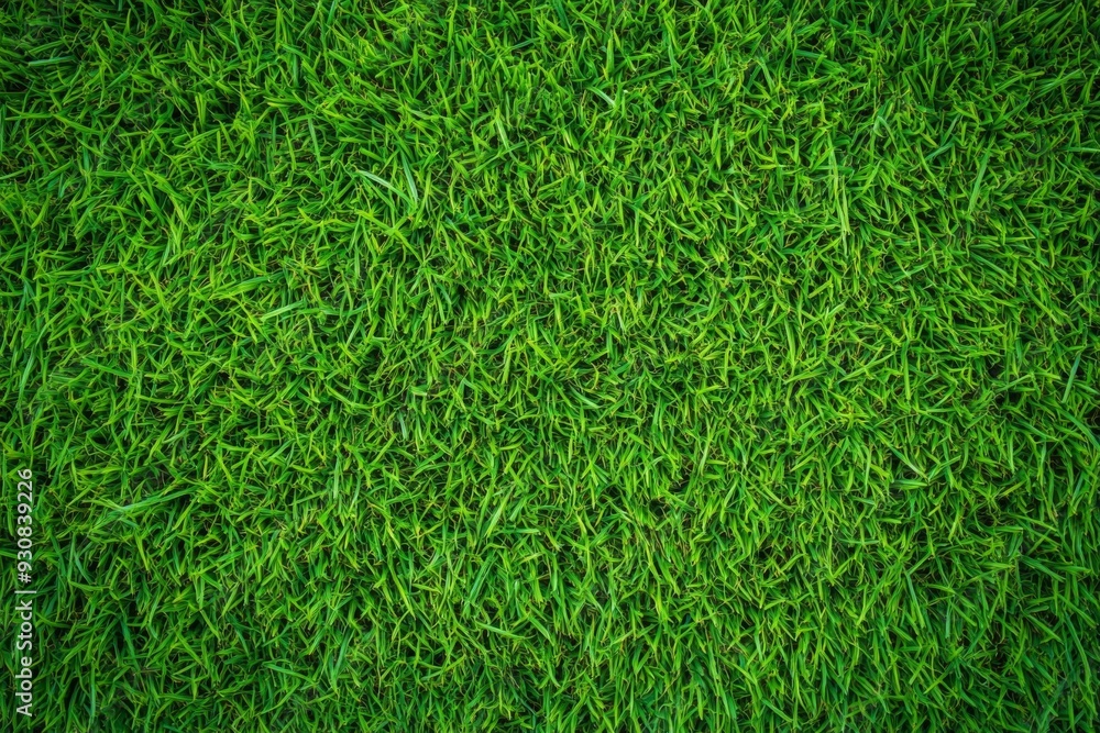 High-resolution top view of a lush green grass texture, ideal for a sports field or football playground, captured with sharp focus using a Sony Alpha A7 III. High-resolution top view of a lush green grass texture, ideal for a sports field or football playground, captured with sharp focus using a Sony Alpha A7 III.