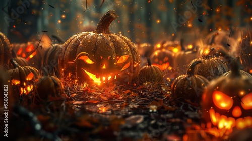 Pumpkin .Halloween, October, Autumn, Spooky, Scary, jack-o-lantern, carved pumpkin, hallows eve photo