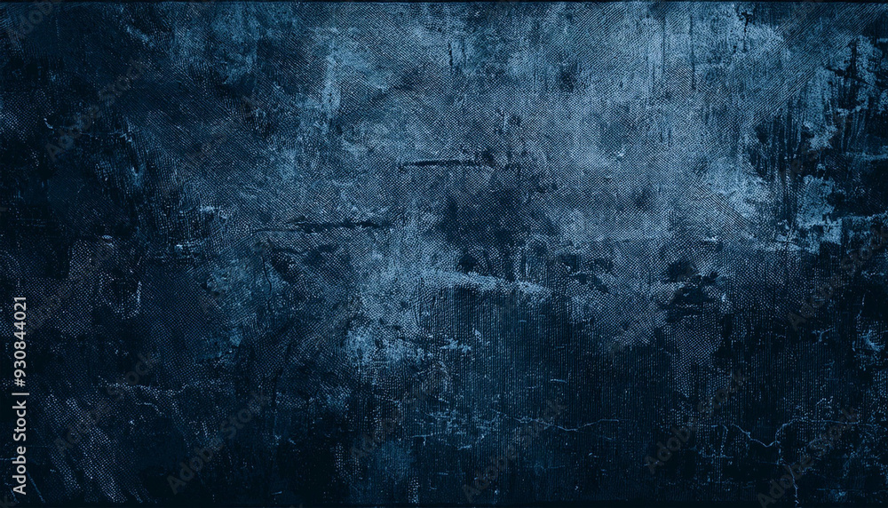 Fototapeta premium Grunge Indigo Scratched Background Old Film Effect, 