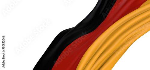 Black red and gold the colo...
