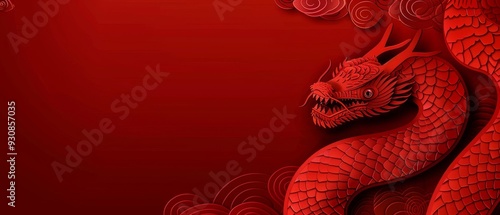 Chinese new year still life of snake celebration. Chinese new year background 3d illustration.