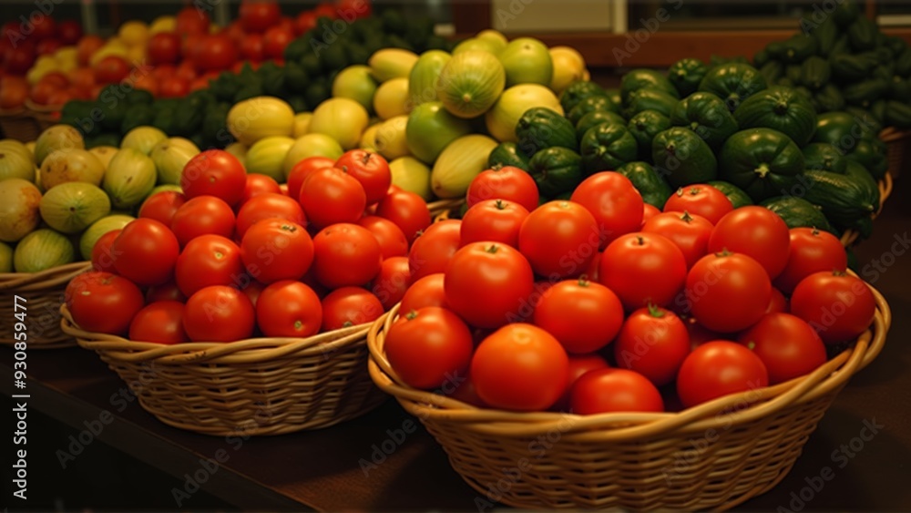 tomatoes in a basket tomatoes in a basket
