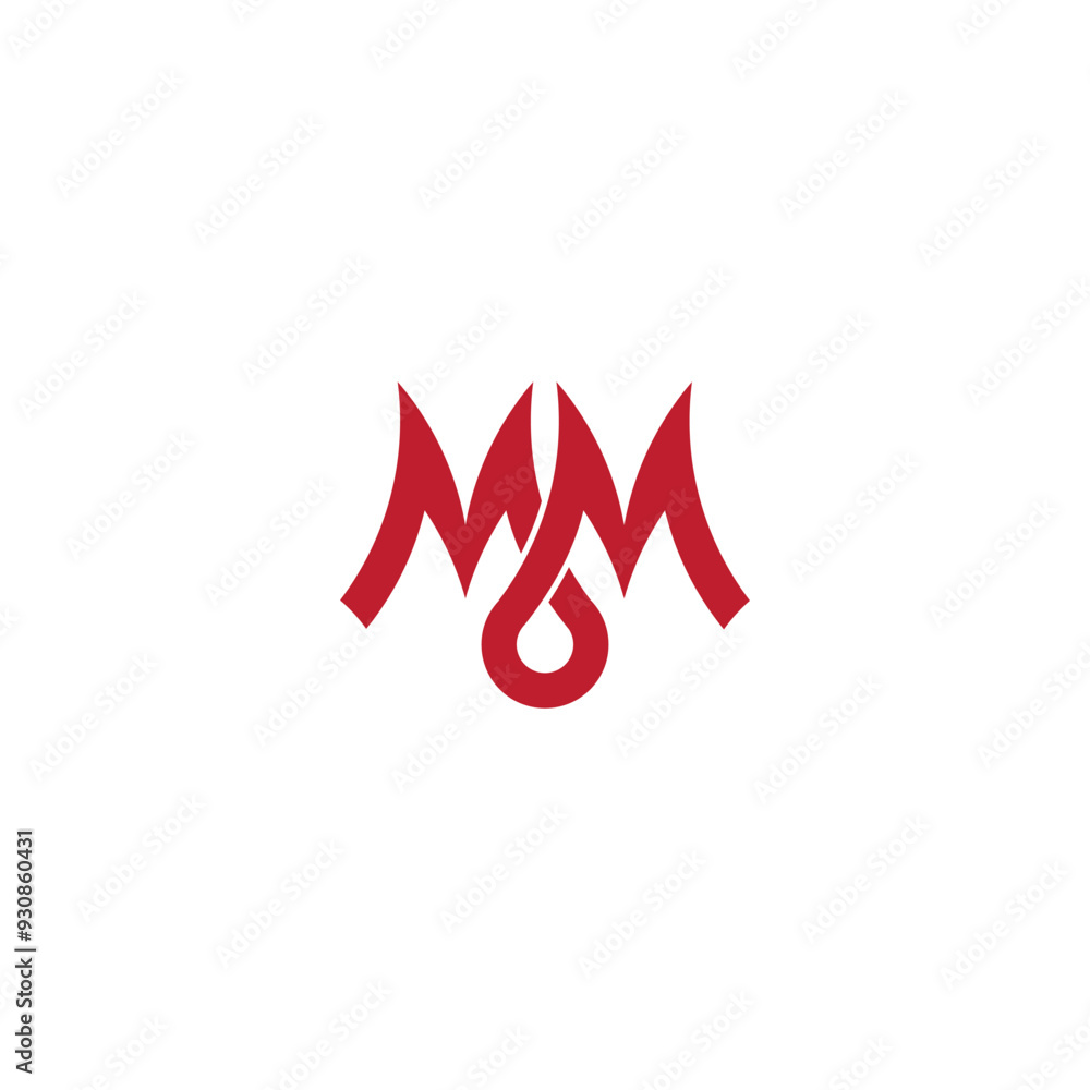MM letter vector illustration for an icon,symbol or logo. MM initials logo. MM logo MM letter vector illustration for an icon,symbol or logo. MM initials logo. MM logo