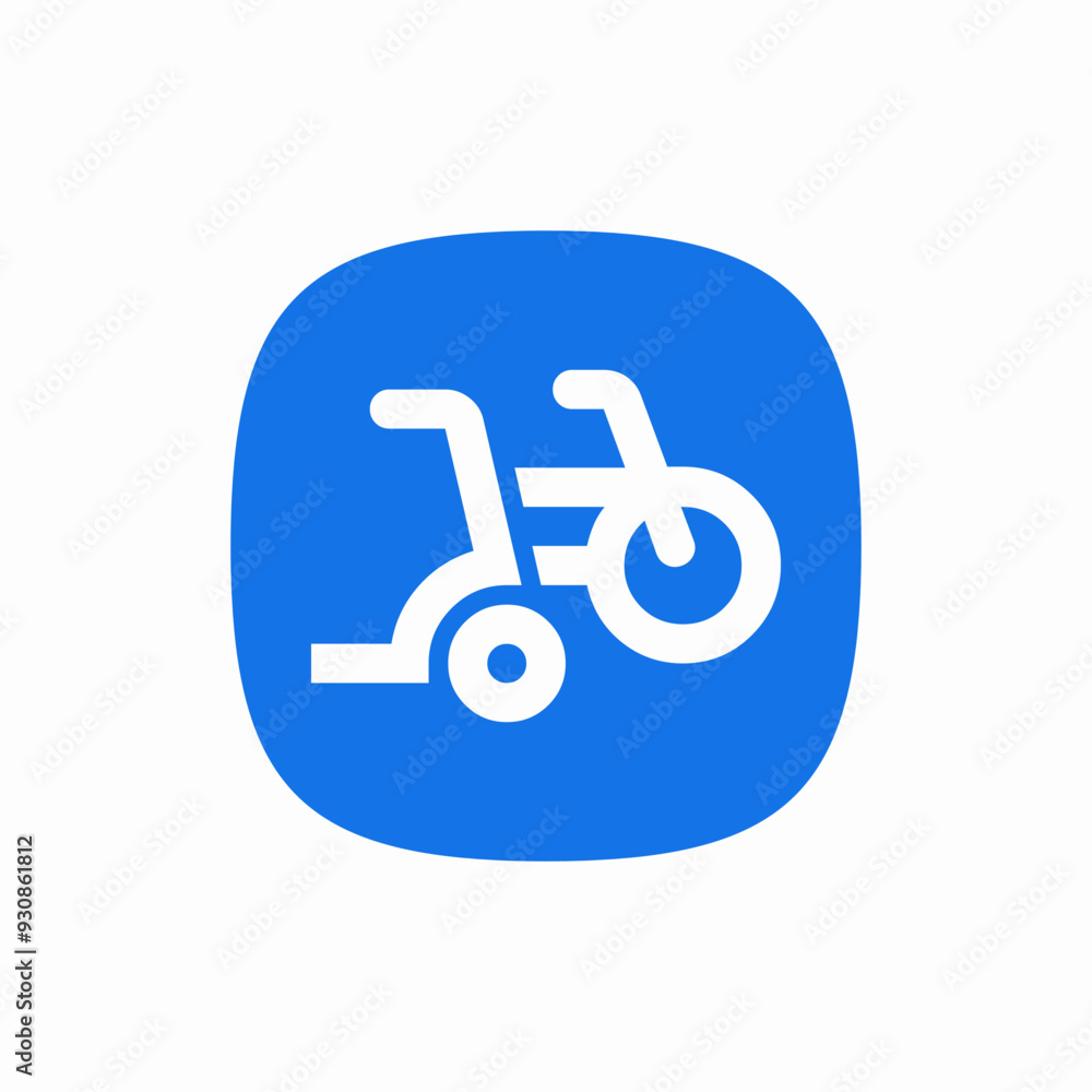 scooter and bicycle bike icon scooter and bicycle bike icon