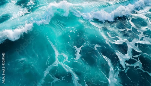 turquoise green ocean abstract water nature background