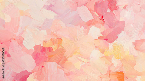 abstract and colorful artwork depicting pink and orange flowers on a pristine white background, highlighting their delicate charm.