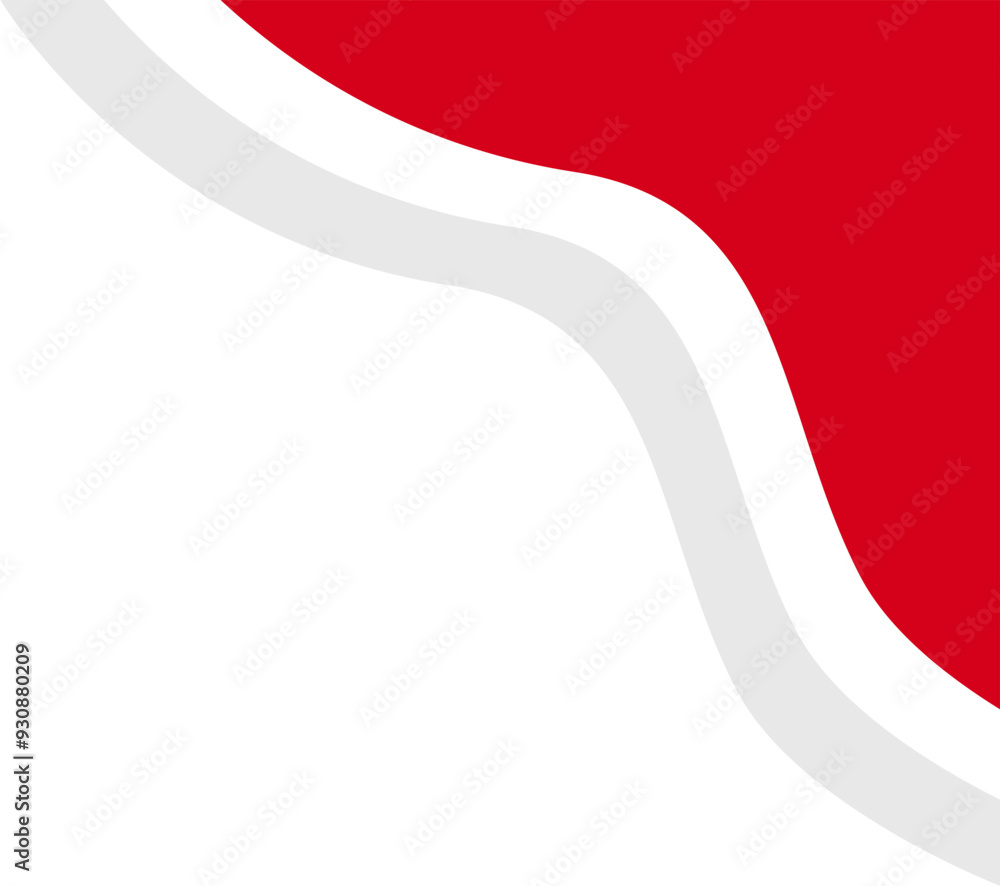 Business footer. Red and white border. Business footer. Red and white border.