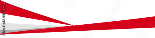 Free Download Business footer. Red and white border. - GFXLoad