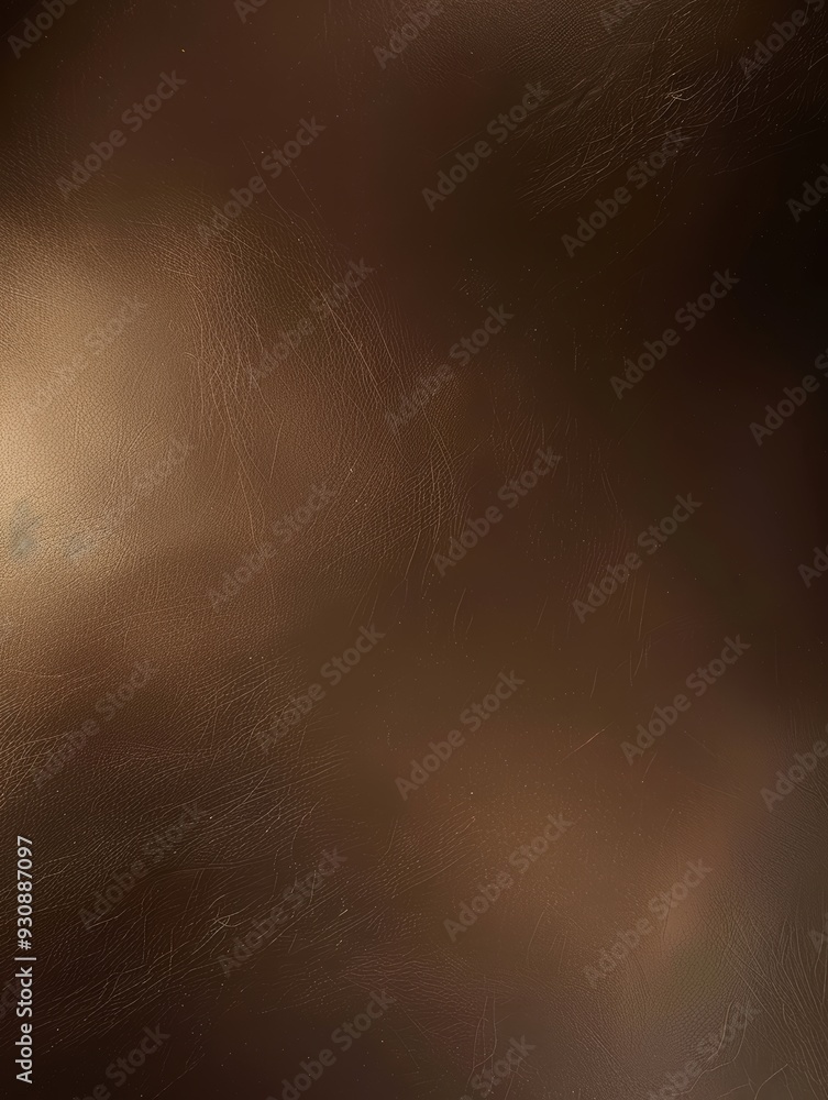 Fototapeta premium A gradient background featuring dark chestnut brown, burnt sienna, and soft cream tones, with subtle white and black specks.