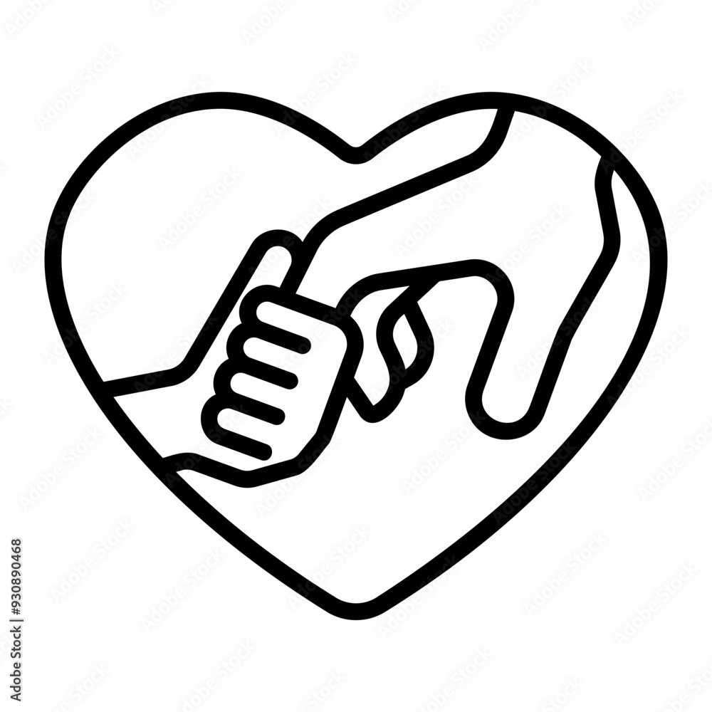 parenting Line Icon parenting Line Icon